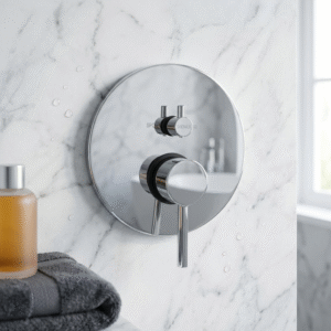 Single Lever Concealed Mixer & Diverter exposed