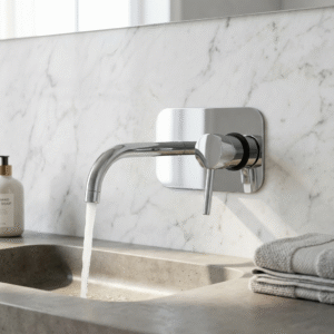 Single Lever Basin Mixer Wall Mounted