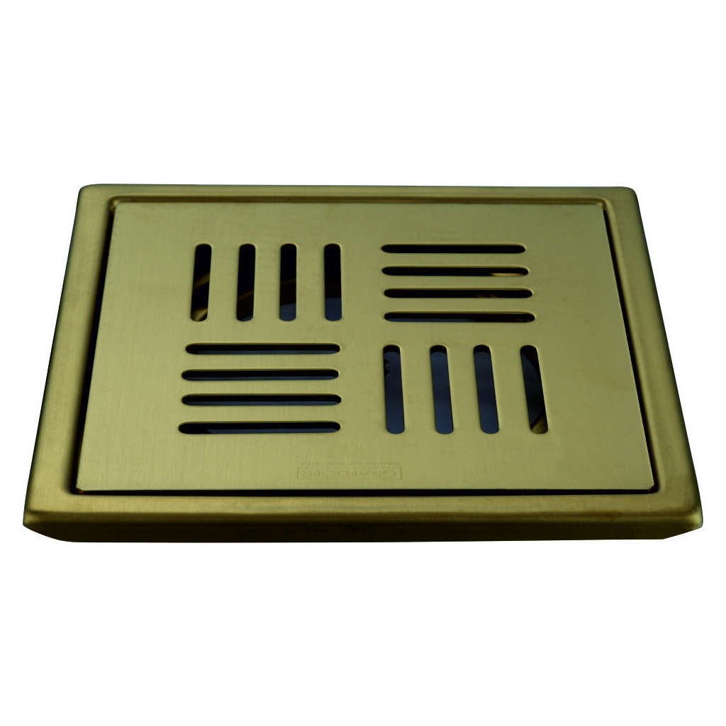 Square Drainer SS 304 6”x6” with Frame