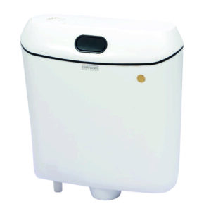 GS-5174 Flushing Cistern with Front Centre Flush Button & Bottom Inlet