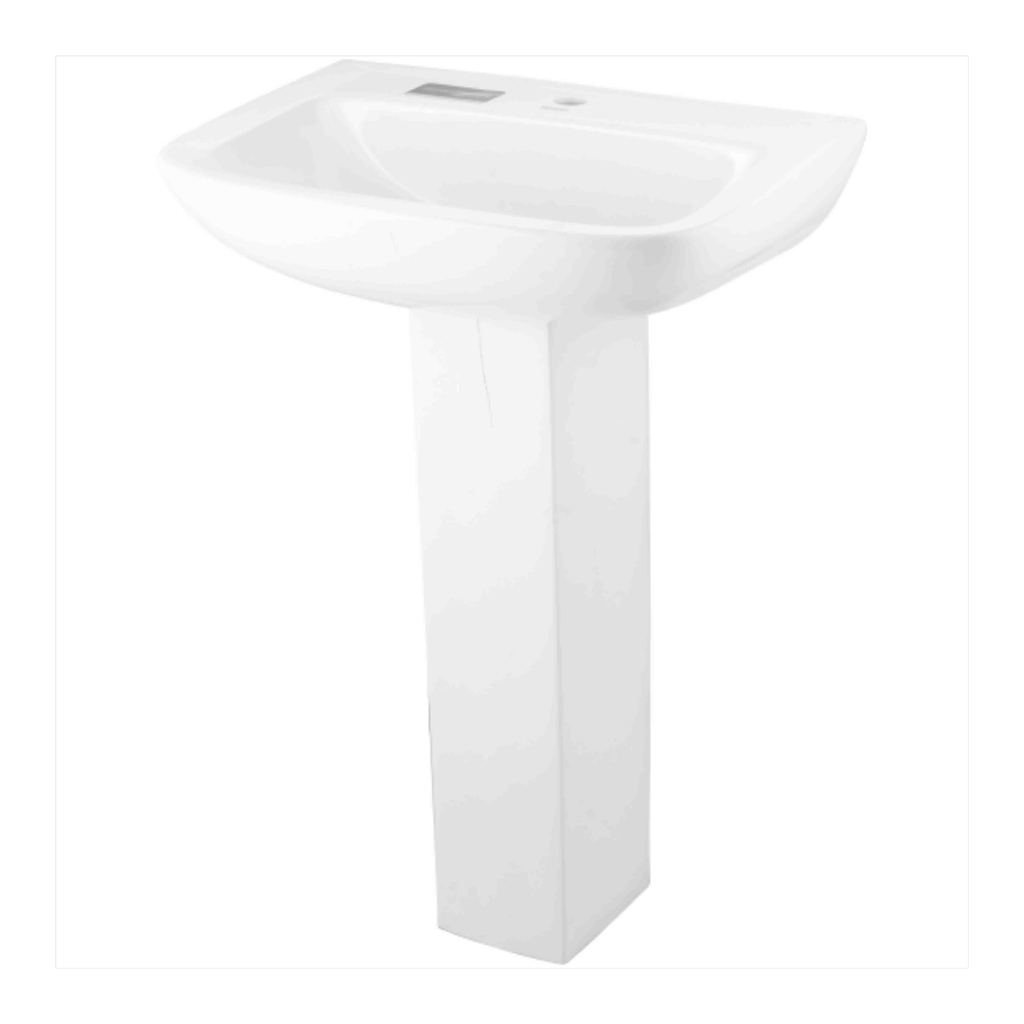 GS-5451 premium pedestal wash basin design – elegant white bathroom pedestal basin by Grafdoer