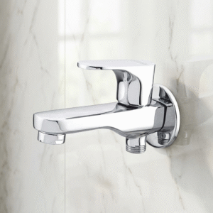 Two Way Bib Cock With Wall Flange