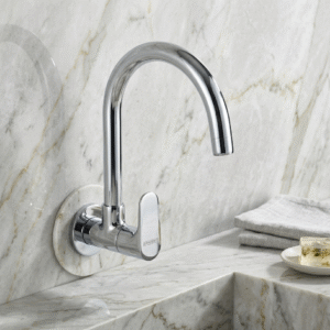 Sink Cock Swinging Spout with wall flange