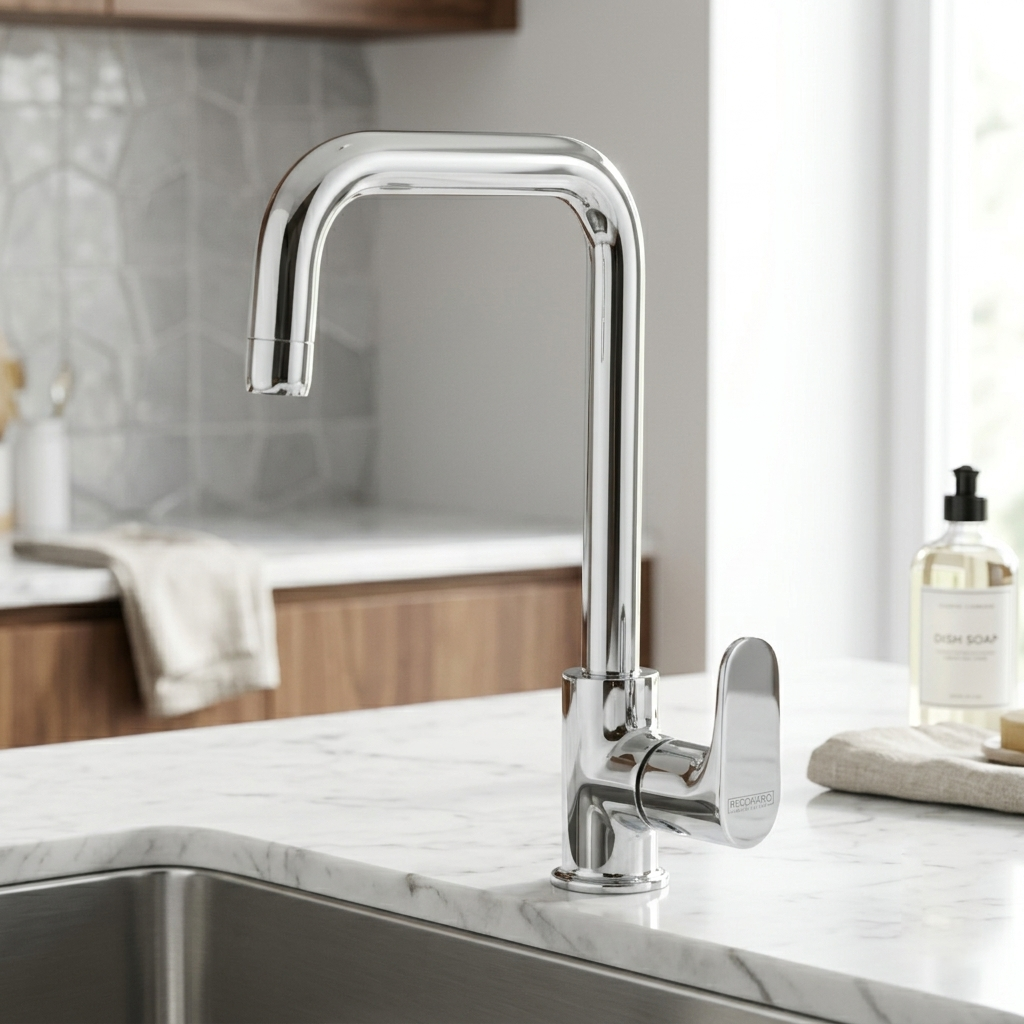 Sink Cock Table Mounted With Long Swinging