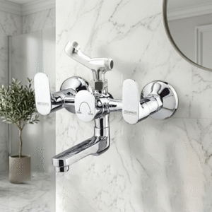 Wall Mixer Telephonic with Hand Shower