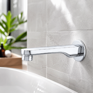 Wall Spout Plain With Wall Flange