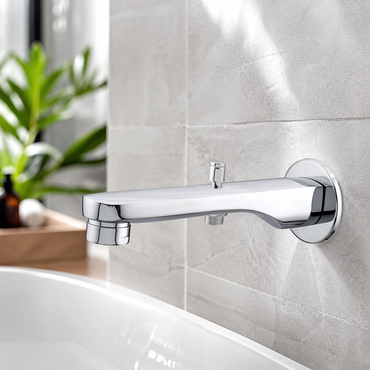 Wall Spout With Tip-Ton For Hand Shower