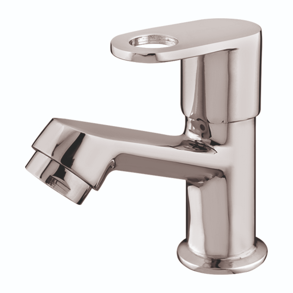Grafdoer Ornet Pillar Faucet – modern chrome pillar cock for bathroom sink