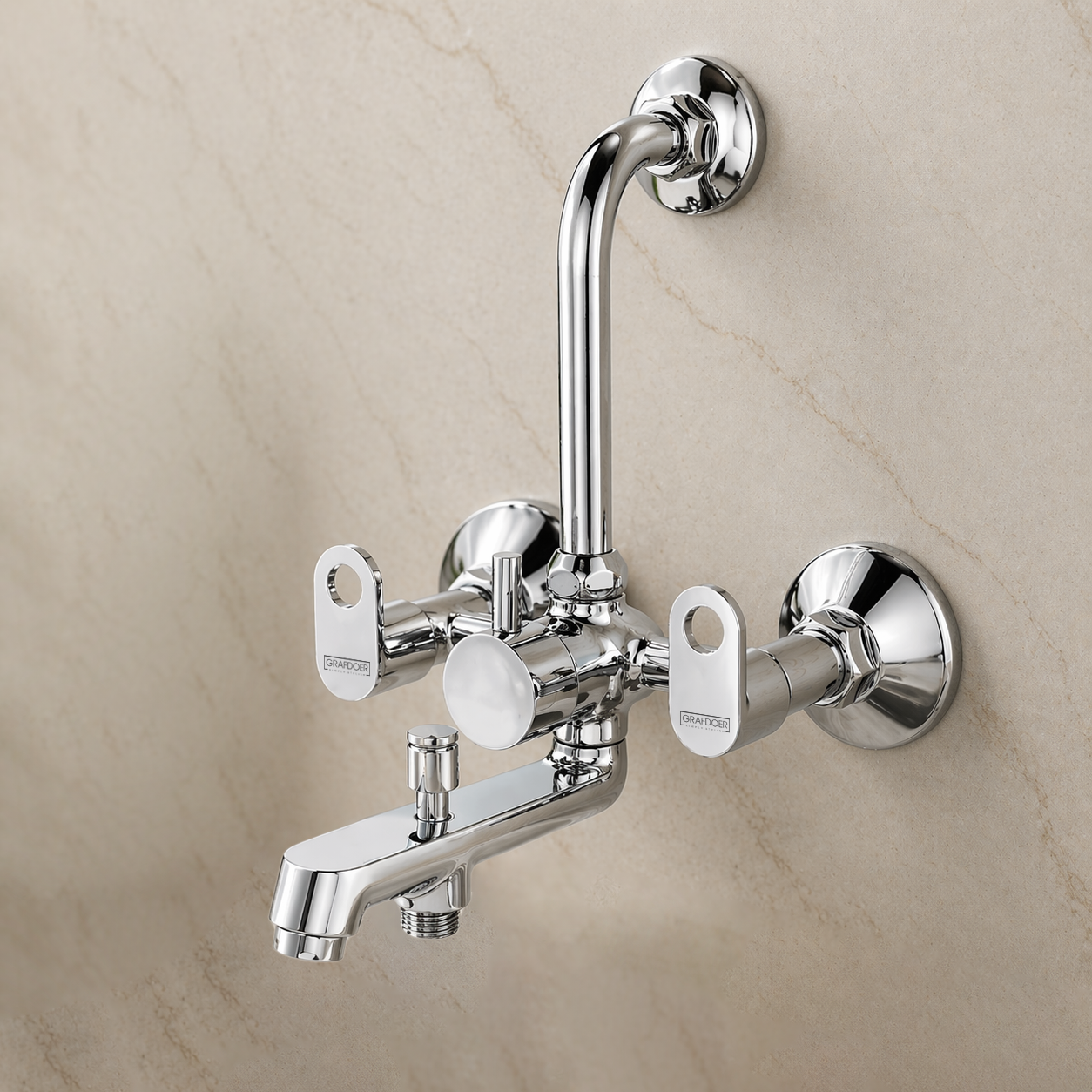 Wall Mixer Three in One with L-Bend