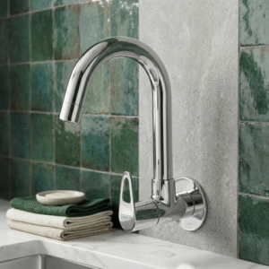 Sink Cock with Swinging Spout