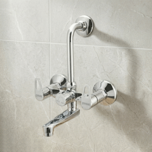 Wall Mixer with Provision for Overhead Shower