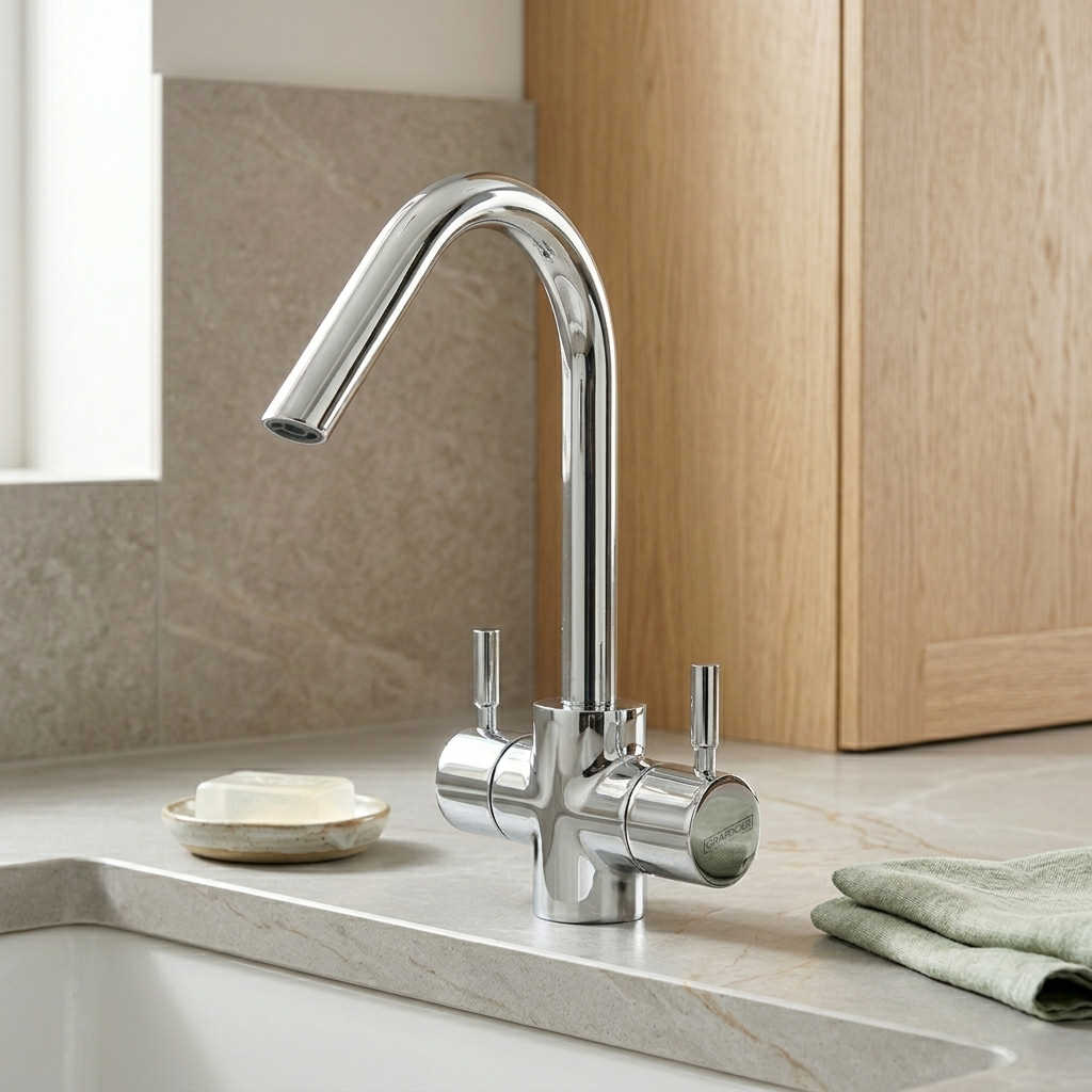 Centre Hole Basin Mixer