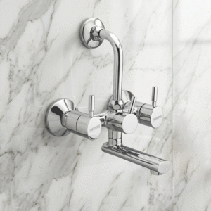 Wall Mixer with Provision for Overhead Shower