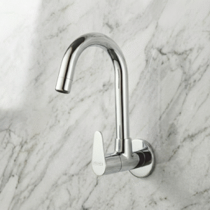 Sink Cock with Swinging Spout