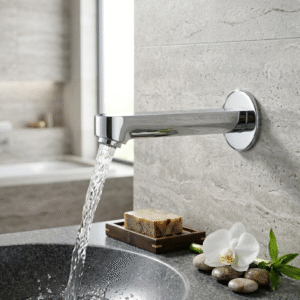 Wall Spout Plain with Wall Flange