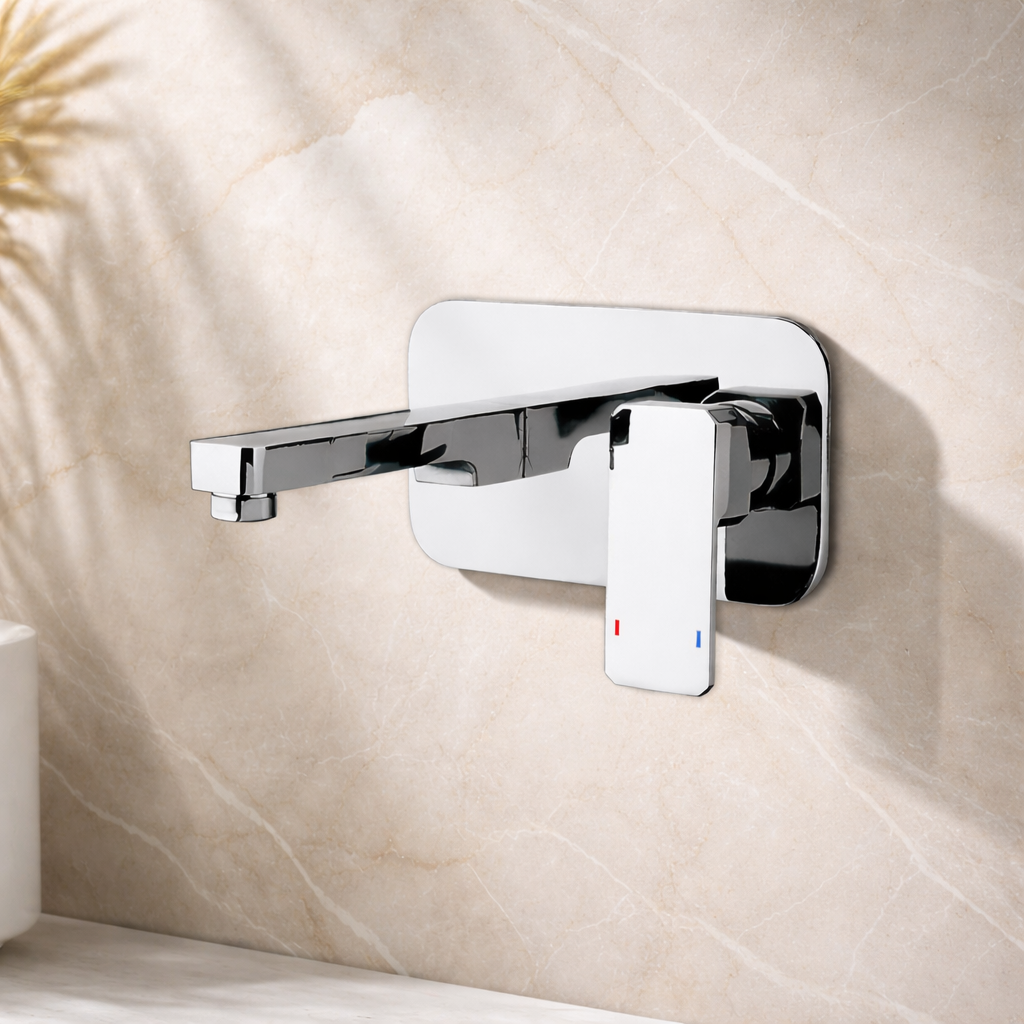 Single Lever Basin Mixer Wall Mounted