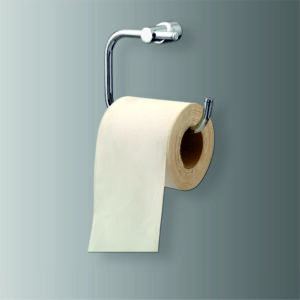 Grafdoer Stella Paper Holder in a modern bathroom,