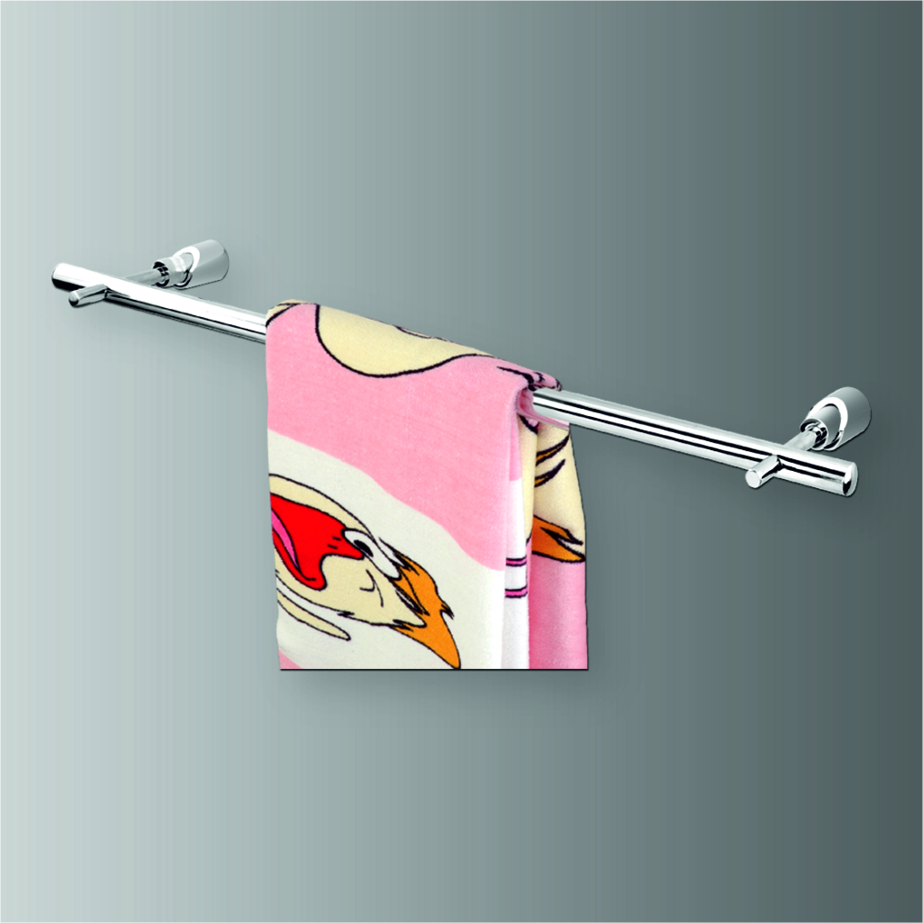 Stella 24-inch towel rod – sleek, rust-resistant bathroom accessory for hanging towels