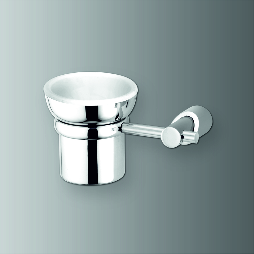 “Stella Tumbler Holder – modern stainless steel wall-mounted bathroom accessory”