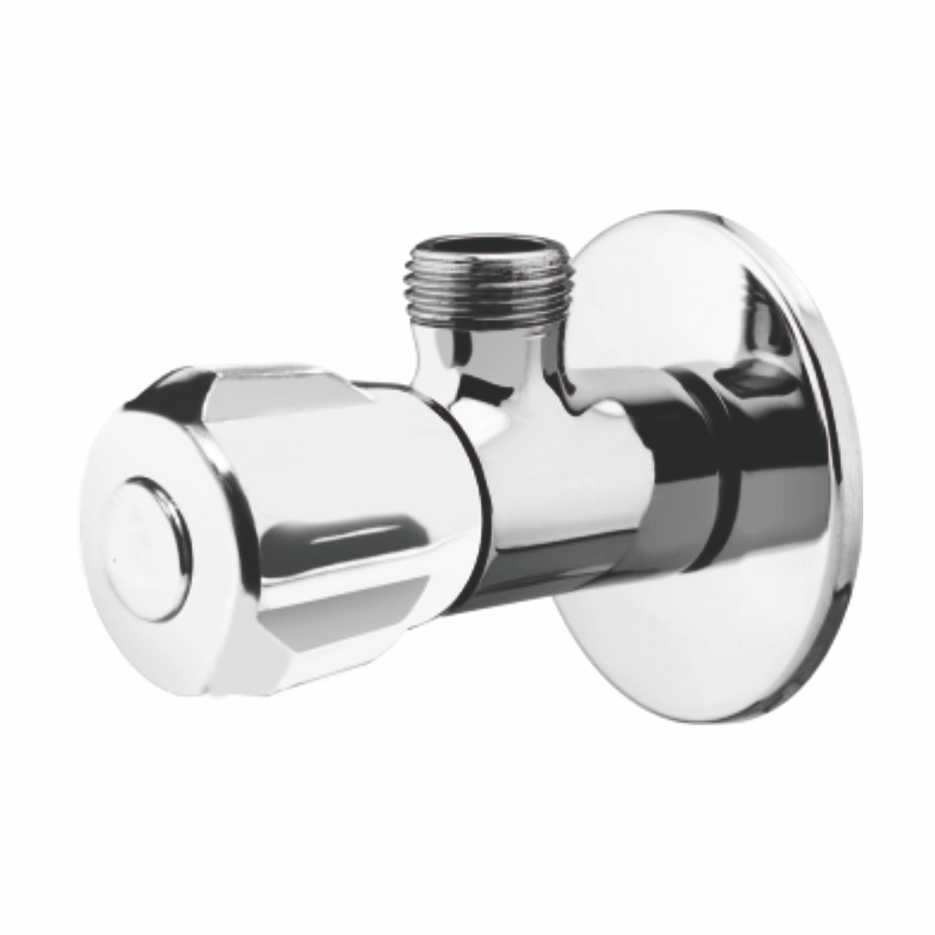 Universal Angle Valve without Flange for bathrooms and kitchens