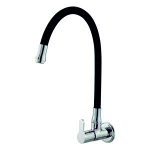 Flexi Sink Cock with Swinging Spout