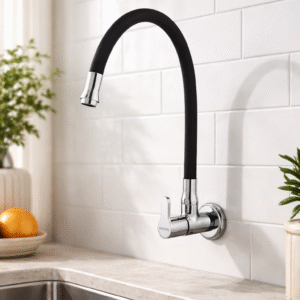 Flexi Sink Cock with Swinging Spout