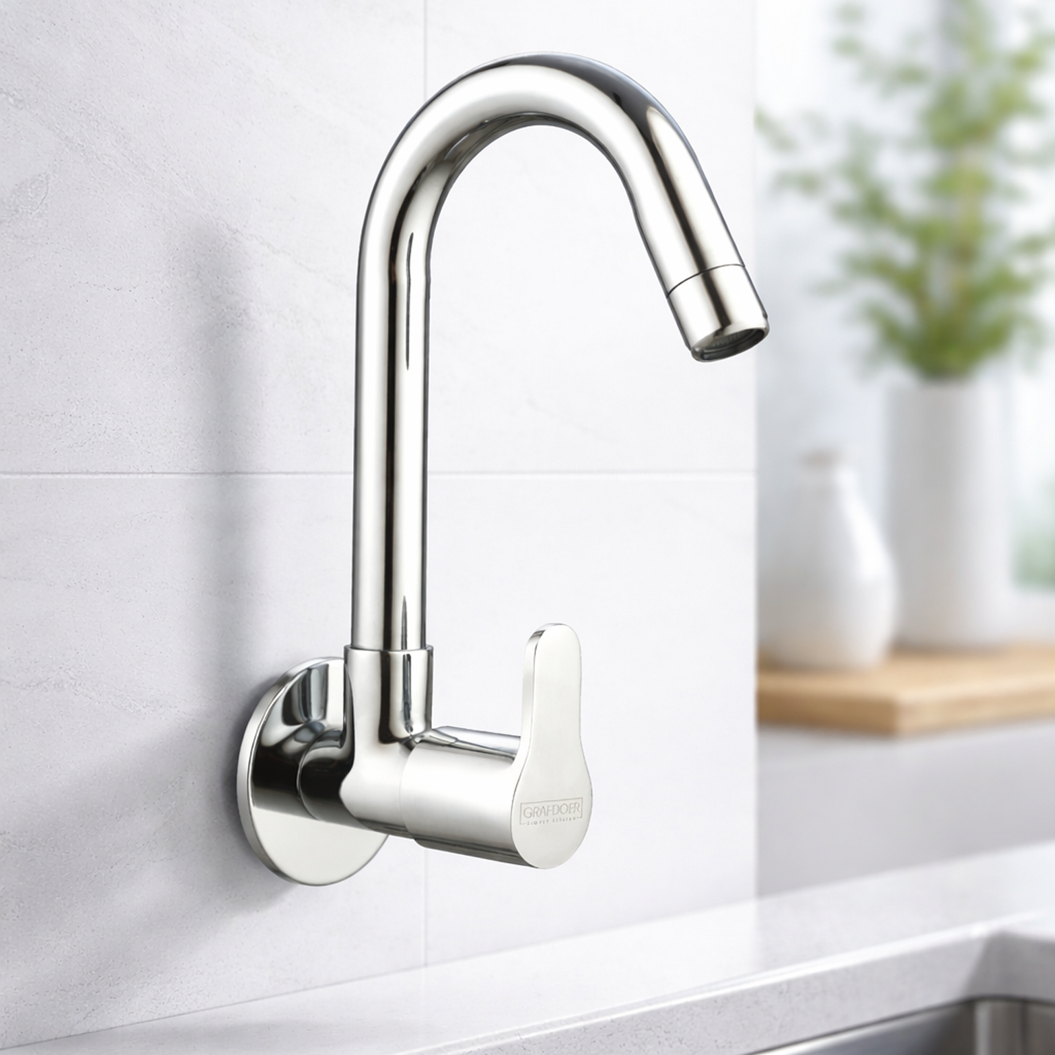 Sink Cock Swinging Spout