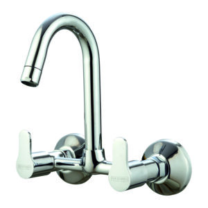 Sink Mixer Wall Mounted  Swinging Spout
