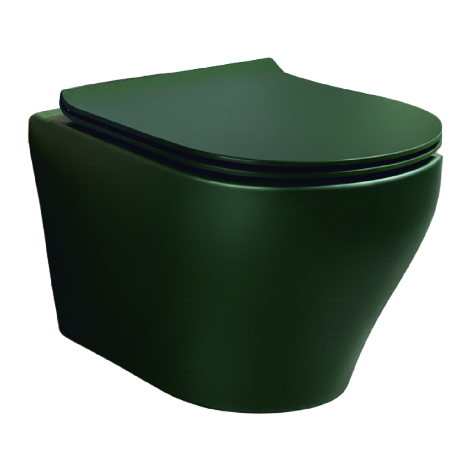 OVIO-GS-1225 R Forest Green Matte Wall Hung Closet