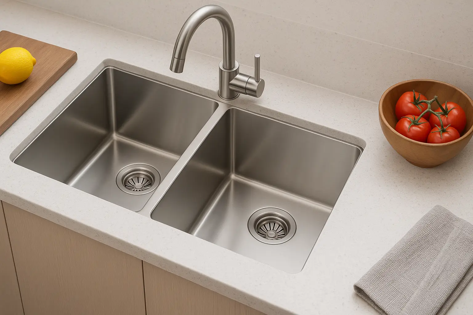 Buy Premium Kitchen Sinks in India | 304 SS & Double Bowl