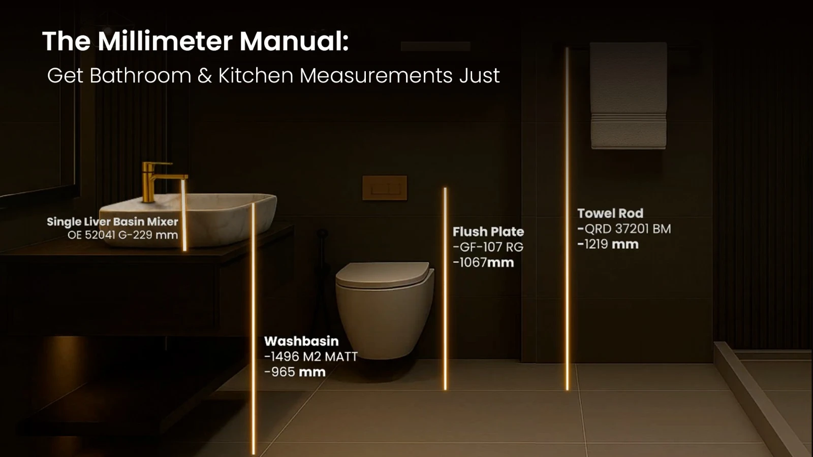 The Millimeter Manual: Get Bathroom & Kitchen Measurements Just Right